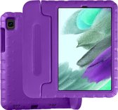 Hoesje Geschikt voor Samsung Galaxy Tab A7 Lite Hoesje Kinder Hoes Shockproof Cover - Kindvriendelijke Hoesje Geschikt voor Samsung Tab A7 Lite Hoes Kids Case - Paars