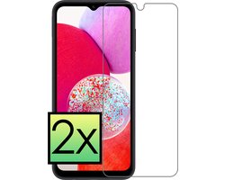 Screenprotector - 2 Stuks - Geschikt voor Samsung Galaxy A14 - Extra Sterk - Beschermglas - Gehard Glas - Tempered Glass - Screen Protector - Bescherm Cover