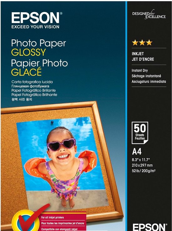 Epson : PAPIER Photo PREMIUM SEMI GLACE 10X15 CM