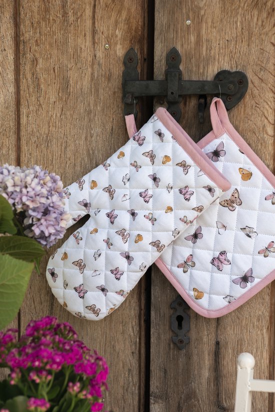 Set van 2 theedoeken gerecycled katoen Cuisiline Antraciet