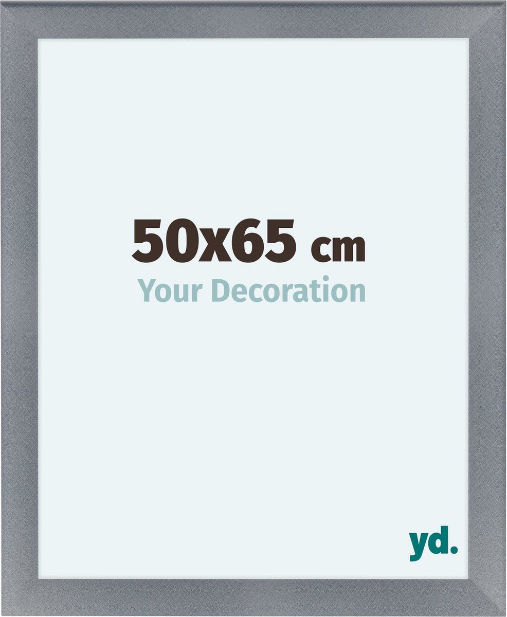 yd. Your Decoration - Fotolijst 50x65 cm - MDF - Aluminium Geborsteld - Como
