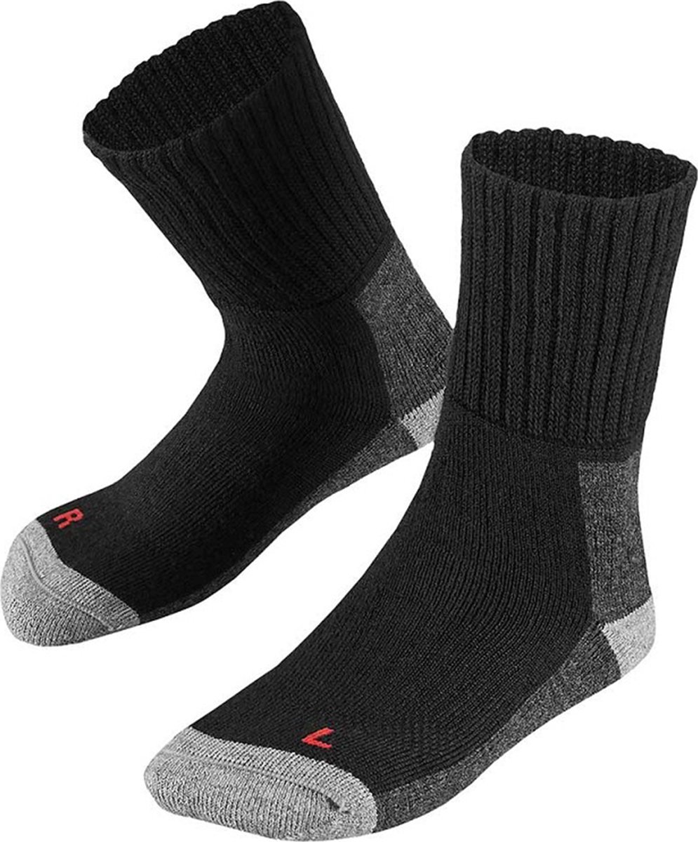 Xtreme 3-Pack Thermo Sokken Anatomisch Voetbed Heren Dames – 45-47 125128000 Zwart