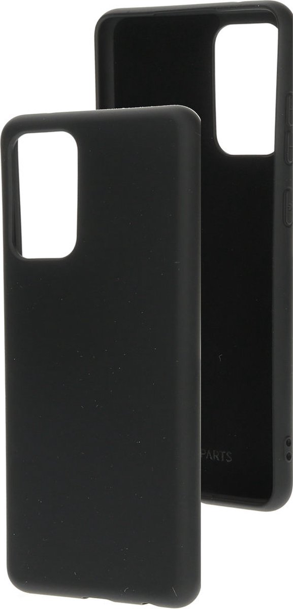 Mobiparts hoesje geschikt voor de Samsung Galaxy A72/A72 5G - Siliconen - Zwart