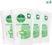 Dettol No-Touch Wasgel Navulling Hydraterende Aloë Vera - 250 ml - Handzeep 4 stuks
