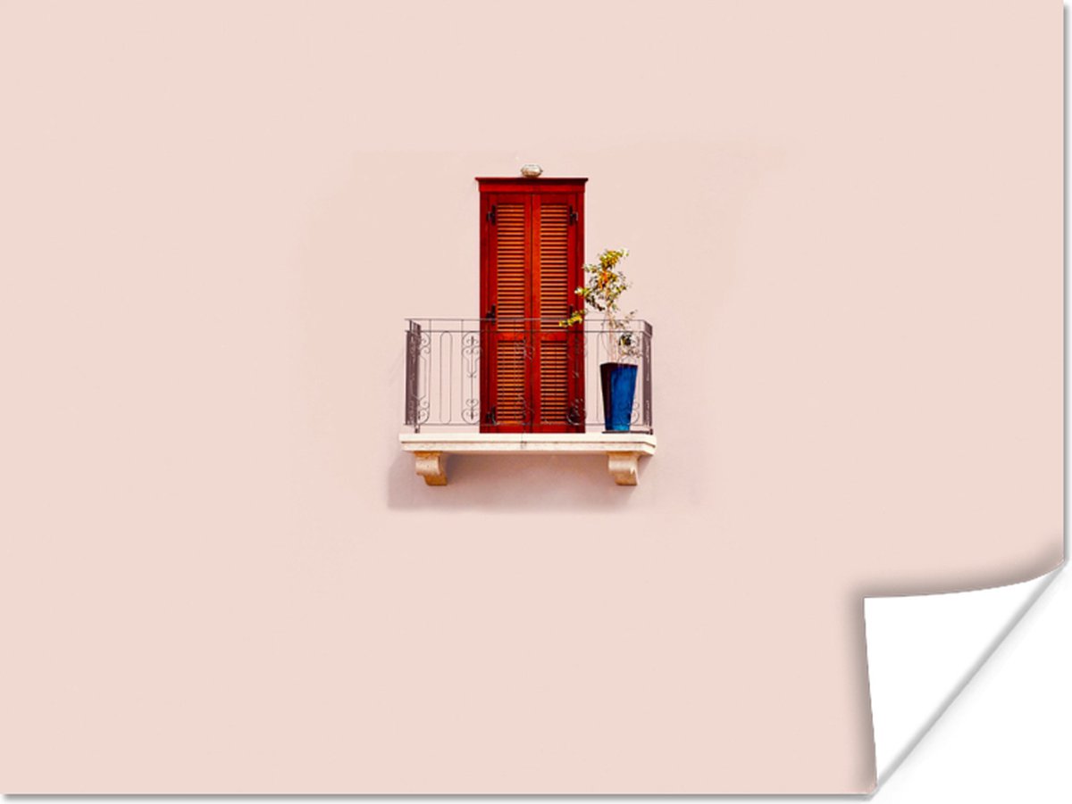 Deur - Rood - Pastel - Architectuur