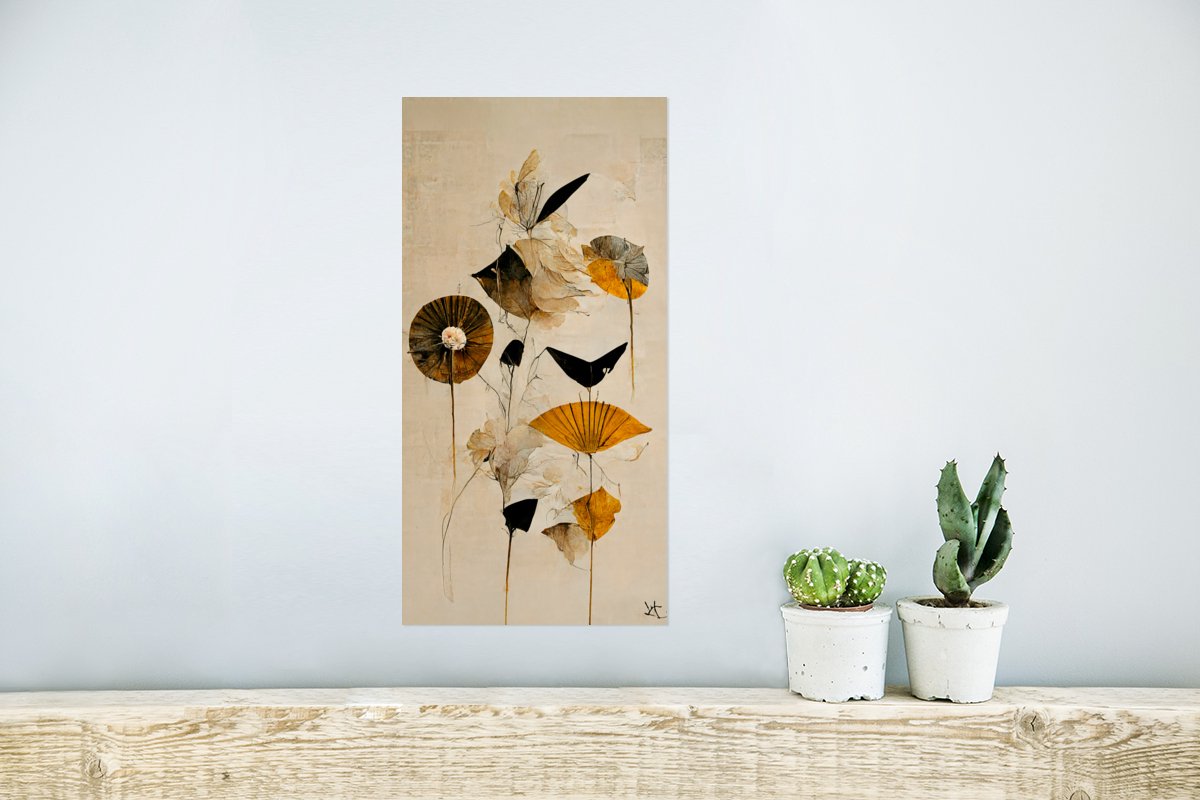 Bloemen - Vintage - Planten - Goud
