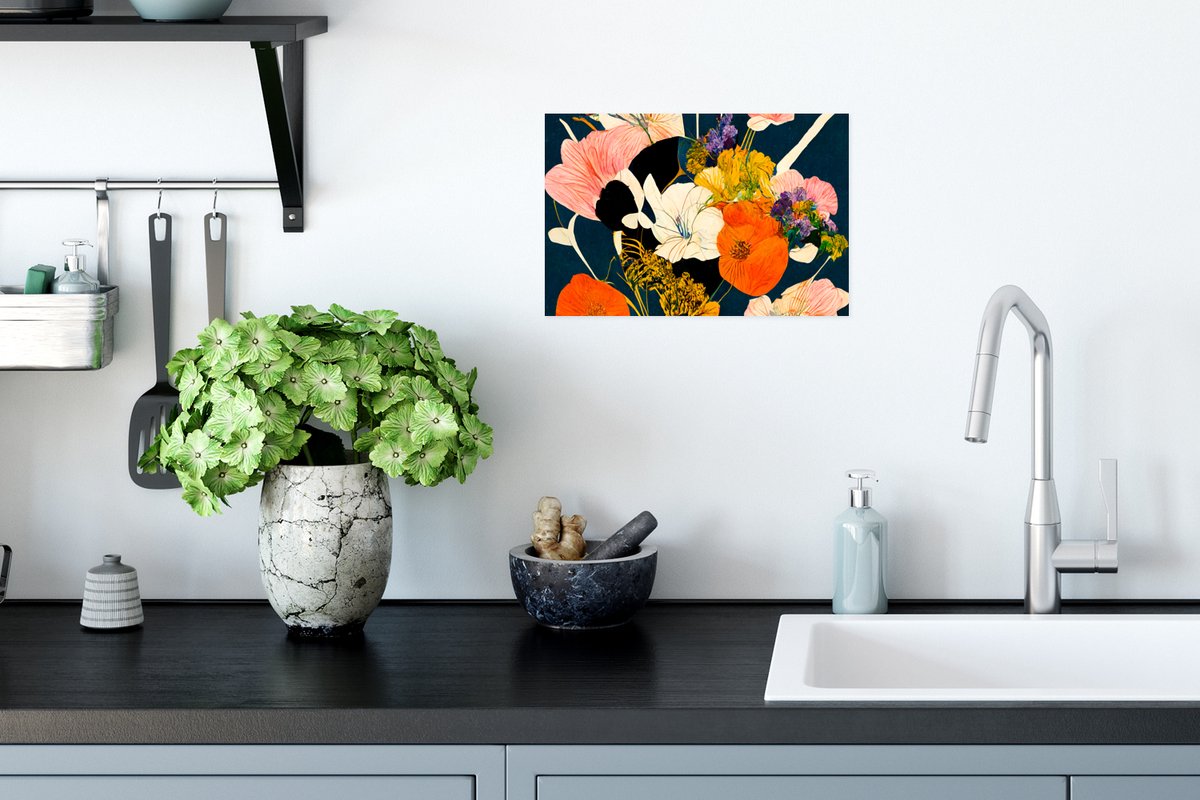 Bloemen - Vaas - Schilderij - Planten