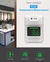 Muur infrarood thermometer voorhoofd - contactloze voorhoofdstermometer met muurbevesting / wandmontage