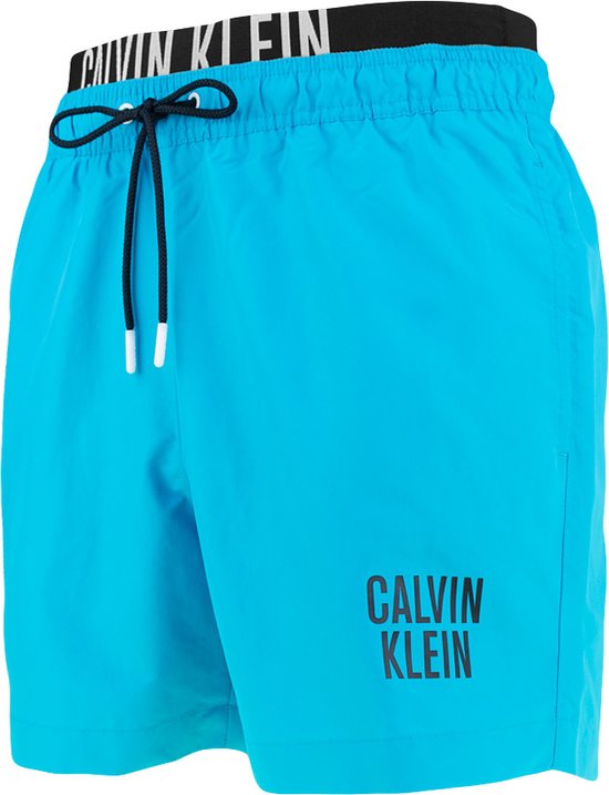 Calvin Klein intense power zwemshort double waistband blauw III - M |  bol.com