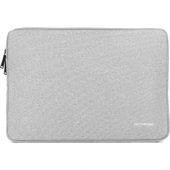 Housse pour ordinateur portable 13 pouces - Housse pour ordinateur portable adaptée au MacBook Pro 14 pouces - Housse pour tablette - avec pochette organiseur de câbles - Grijs