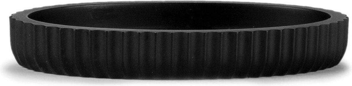 Zeepschaal Andrea House Zwart Mat Hars (13,5 x 9 x 2 cm)