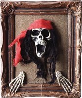 Schilderij met piratenhoofd