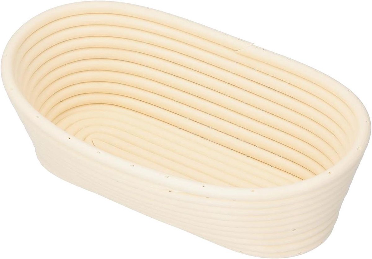 Brood Fermentatiemand - Rijsmand Broodbak - Ambachtelijk Brood Maken - Wasbaar en Hygiënisch - 25 x 15 x 8 cm