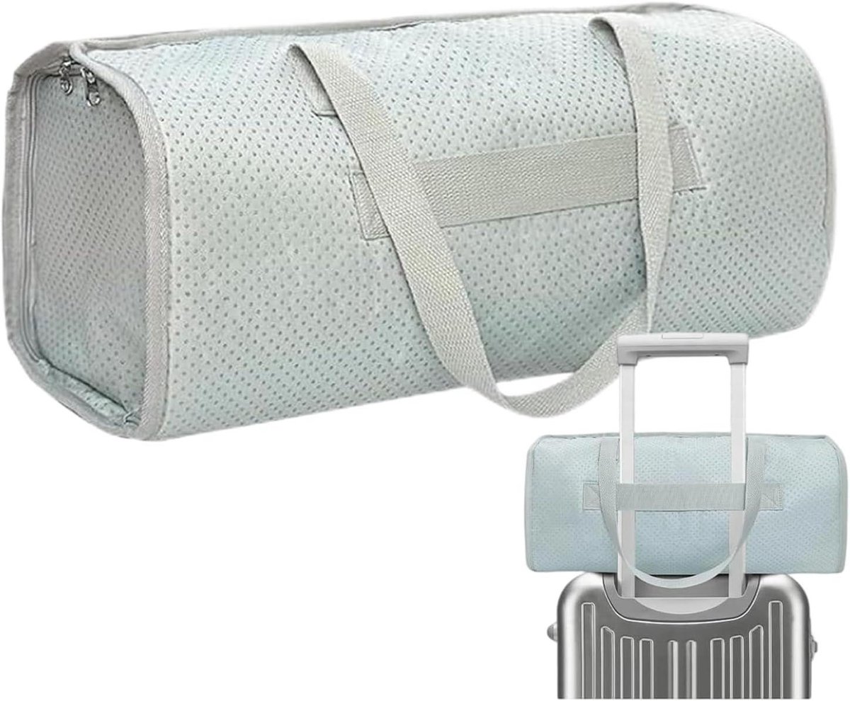 Vliegtuigbed Peuter - Reisbed Kinderen - Comfortabel Reizen - Opvouwbaar Organizer - 76 cm x 43 cm - Blauw