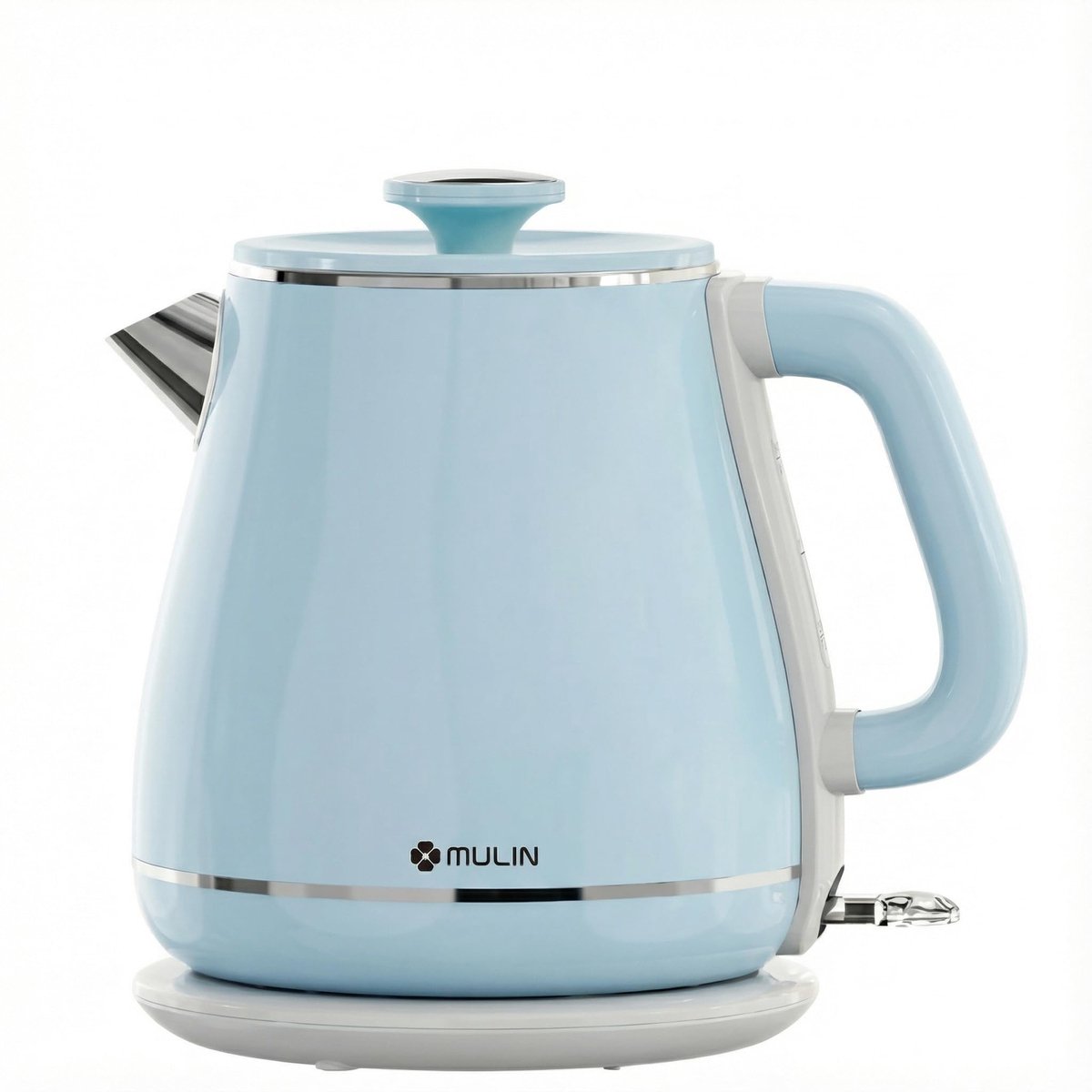 SnelShoppen - Retro Waterkoker Elektrisch 1,8L 2200W met 360° Basis, Snelkookfunctie, Automatische Uitschakeling - Theekoker voor Keuken en Feest