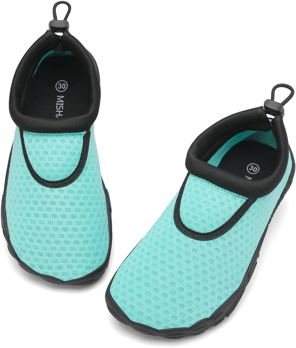 SnelShoppen - Waterschoenen voor Kinderen - Azuurblauw - Badschoenen Meisjes Jongens - Maat 28 EU - Ideaal voor Strand, Zwembad en Camping