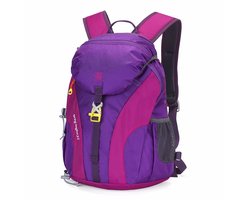 SnelShoppen - Waterdichte Wandelrugzak 25L - Lichte Reisrugzak voor Dames en Heren - Dagrugzak voor Trekking, Fietsen, Klimmen en Reizen - Modern Lila