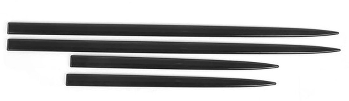 Deurlijst Waterdicht - Body Side Trim - Auto Protector - 4 Stuks - 96 x 3,6 cm - Eenvoudig te Monteren - Deurbekleding