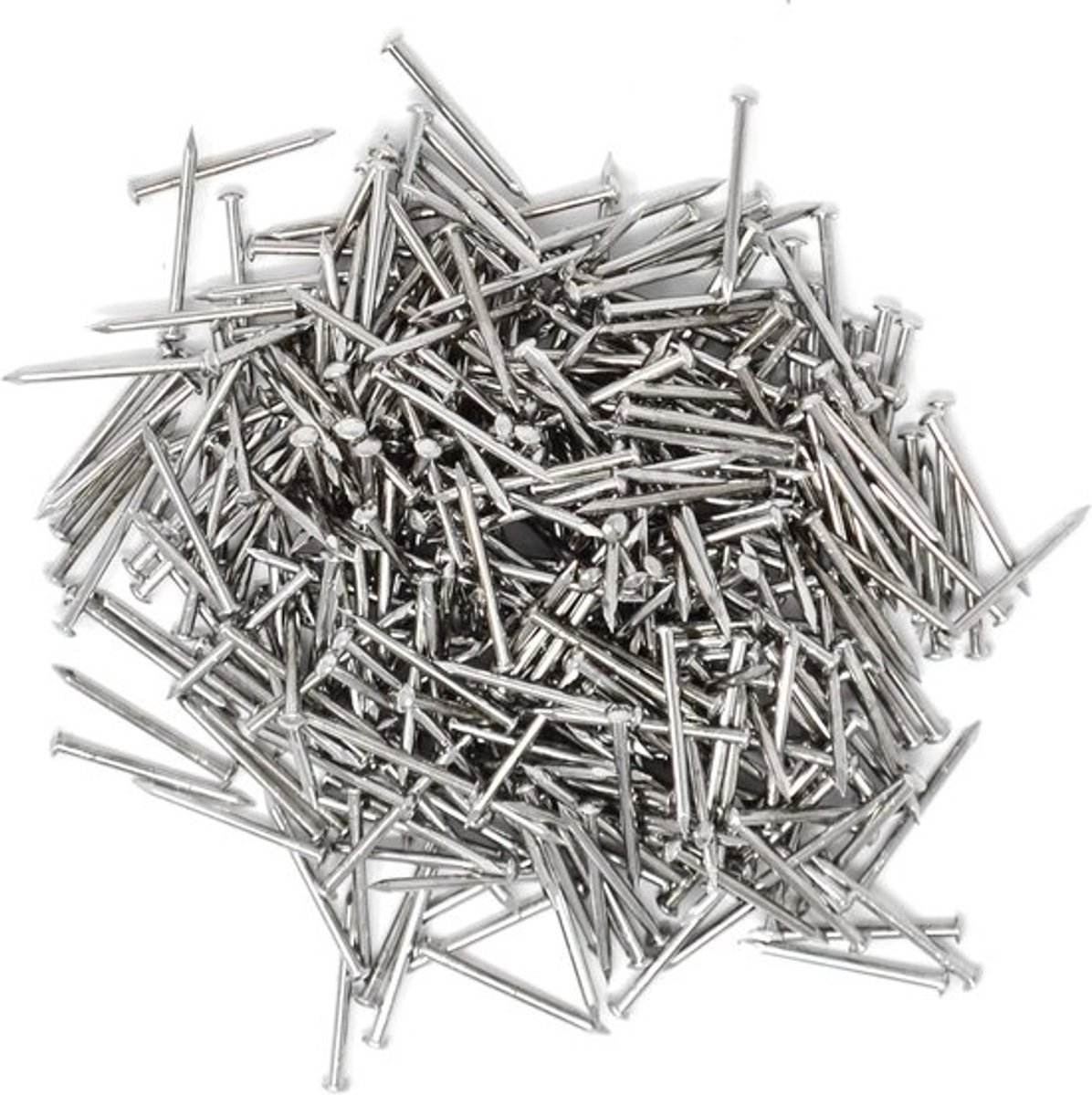 - Ronde kopspijkers - Messing spijkers - 100 stuks - 25 mm - Koppennen - Perfect voor klussen - Vernikkeld