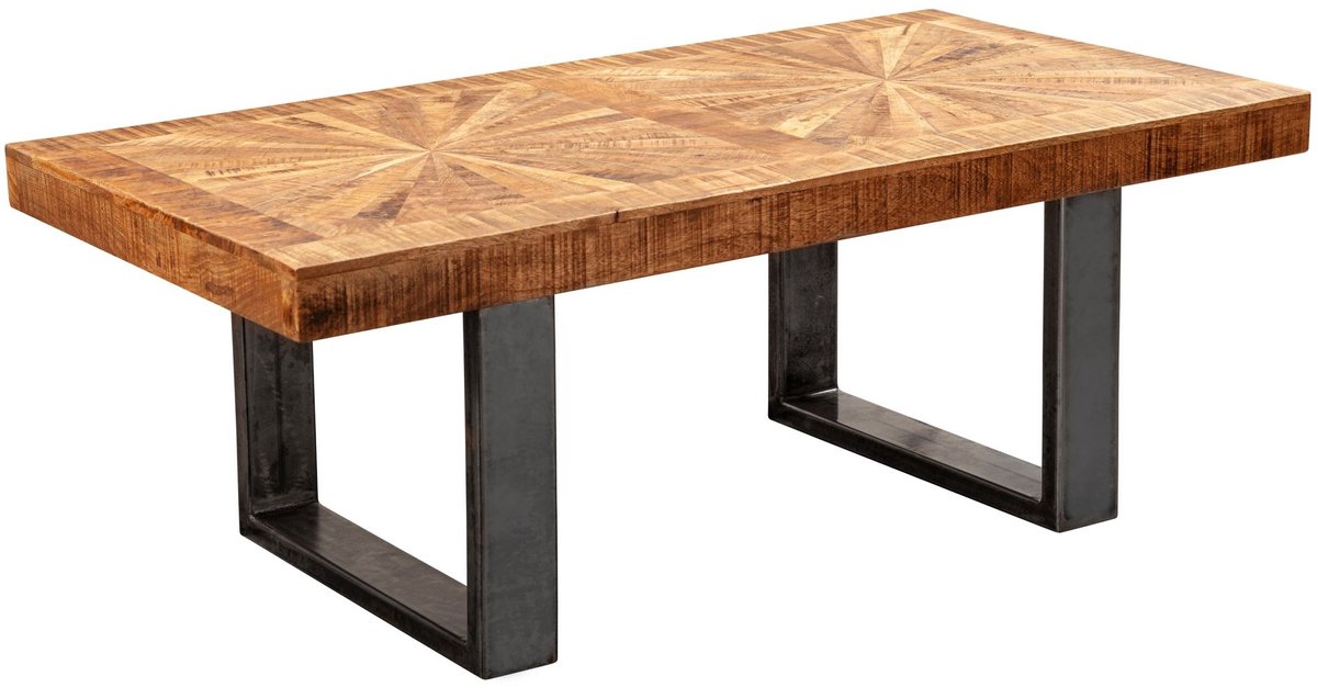 Sky Style Divana Salontafel Massief Rechthoek Bruin / Zwart