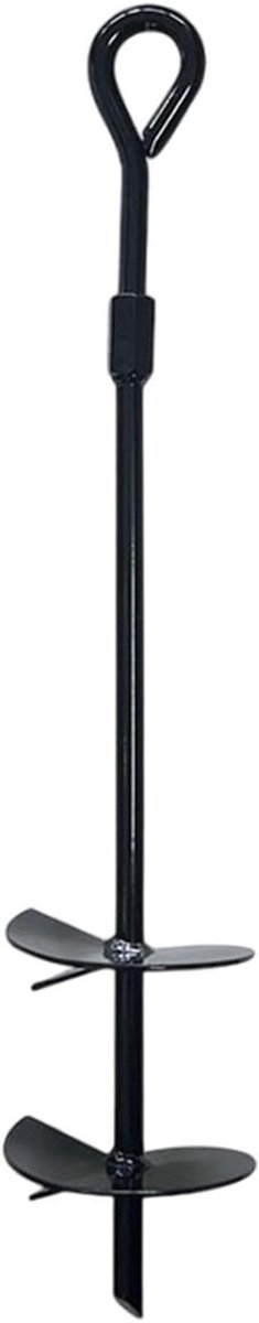 Grondpen - Tentharingen - Buiten Spullen Zekeren - Roestbestendige Coating - 40 cm - Zwart