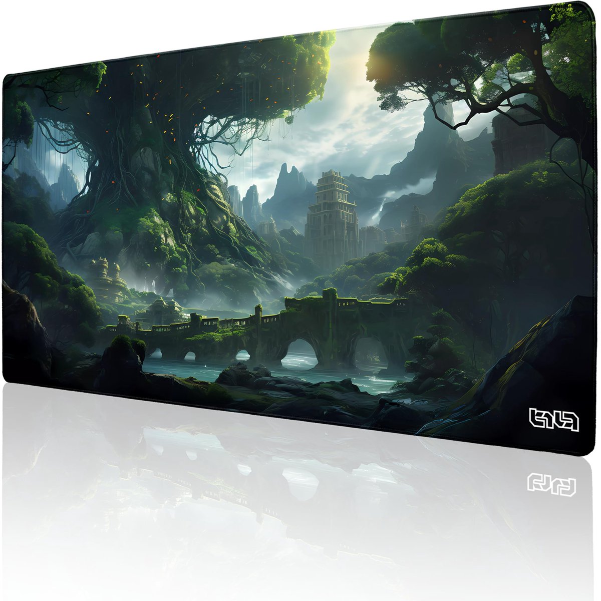 SnelShoppen - Tilt Gaming Muismat XXL 100x50 cm | Multifunctionele Antislip Mouse Pad | Waterdichte Bureau Onderlegger voor Gaming en Werk | Verbetert