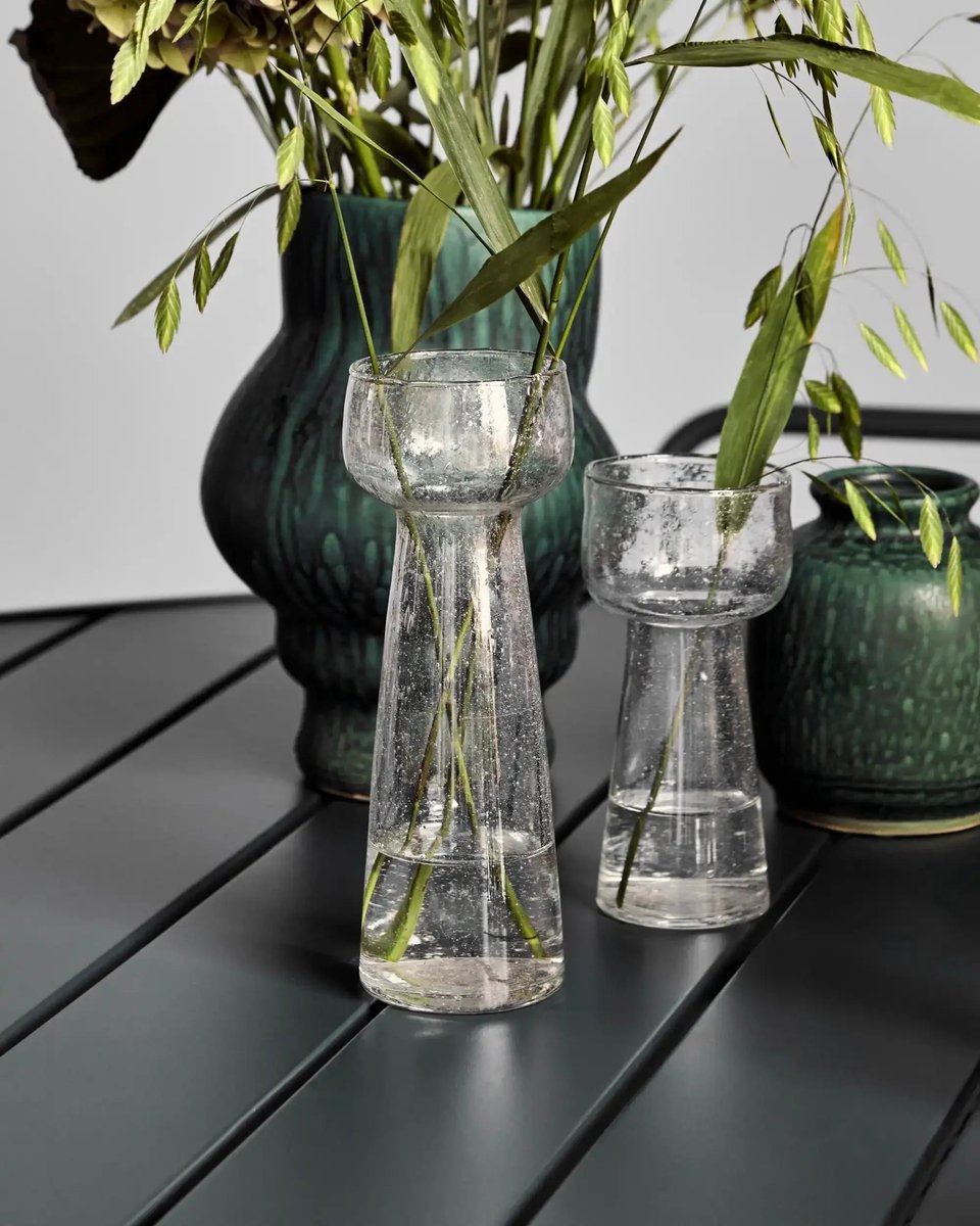 House Doctor Vaas Tuur helder glas 22 cm [gid://shopify/Metaobject/307304464719]