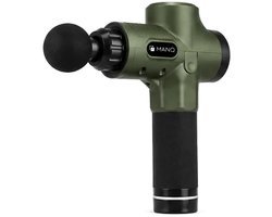 MANQ V2 Massagegun - Army Green - Professioneel - 30 snelheden - 6 massagekoppen