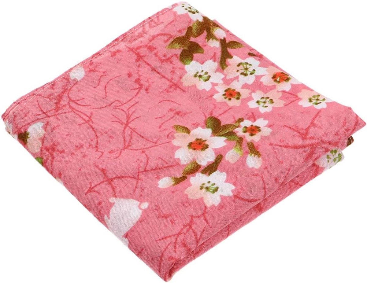 Stoffen Wikkeldoek - Quiltstof Vierkant - Handgemaakte Decoraties - Gedrukt Patroon - 50x50cm - Roze