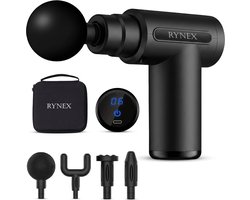 Rynex Massage Gun - 6 snelheden - 4 opzetstukken - Opbergkoffer