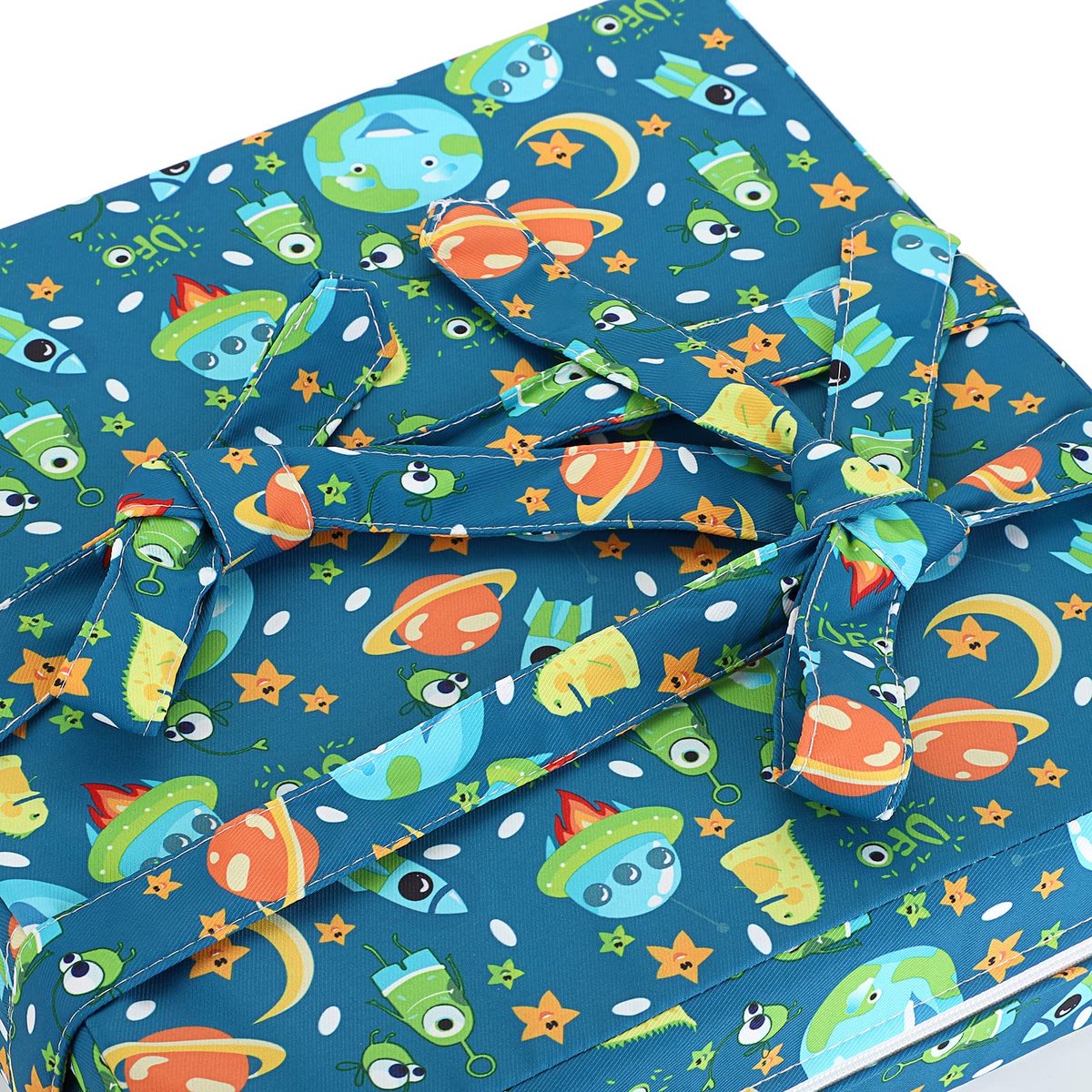 Dailygoods - Baby Booster Kussen met Riemen - Eetstoel Verhoger voor Reizen (Blauw)