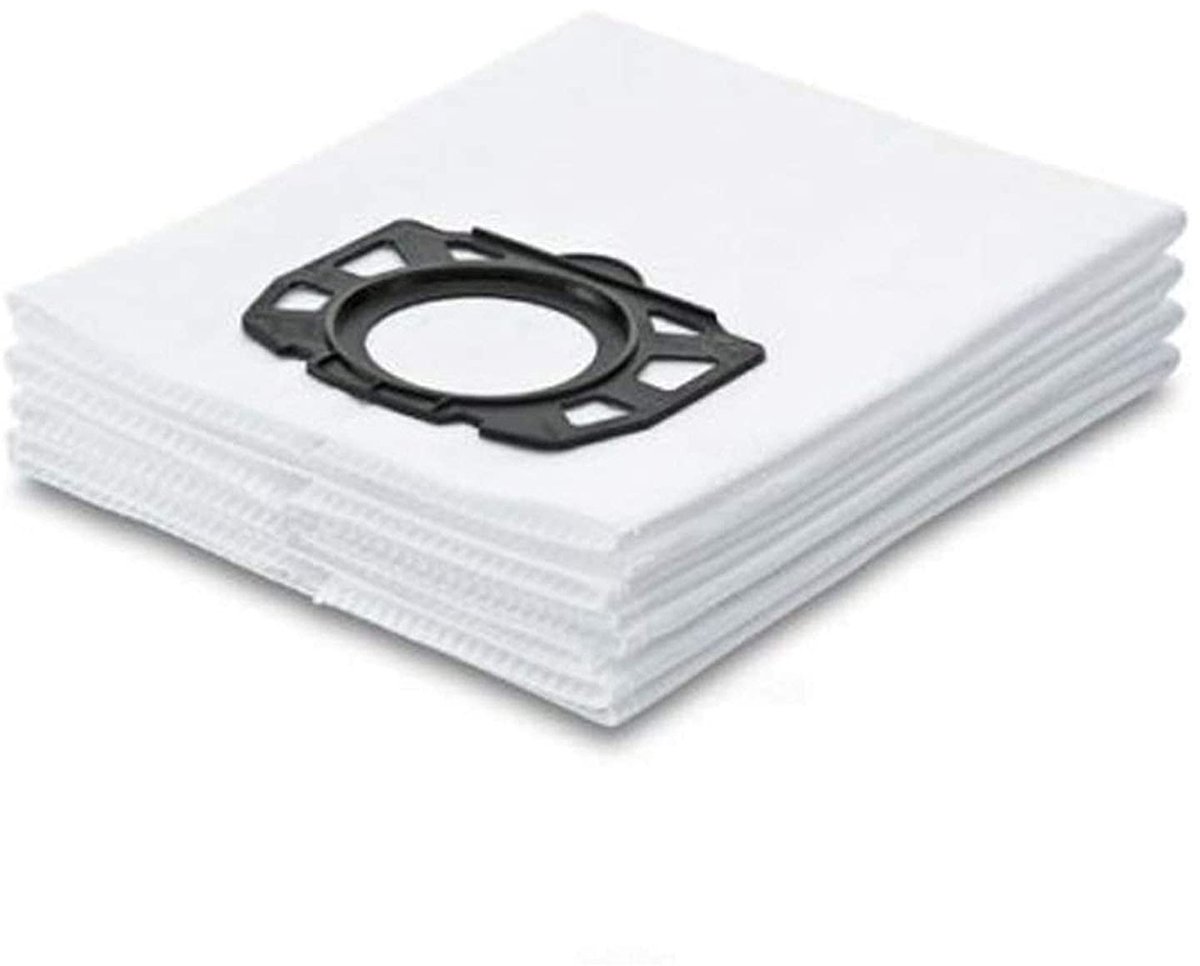 Dailygoods - Vervangingsfilterzakken - Compatibel met Karcher stofzuigers - 6 stuks - Efficiënte vuilopvang - Wegwerpzakken voor schoonmaken