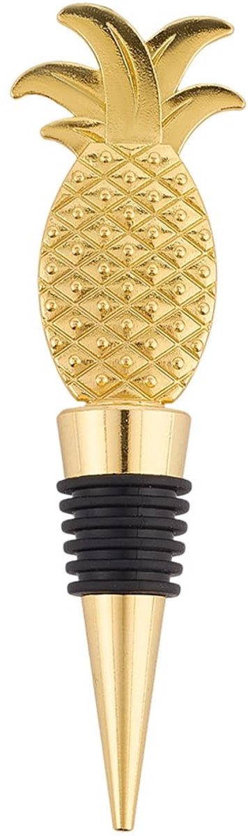 Dailygoods - Ananas Glazen Wijnstopper - Herbruikbare Decoratie voor Flessen