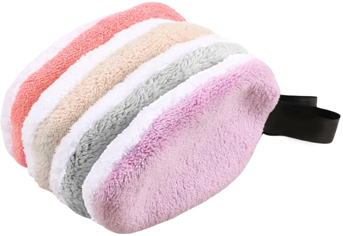 Dailygoods - Wasbare Reinigingspads - 4 Delige Set Microvezel voor Duurzaam Gebruik