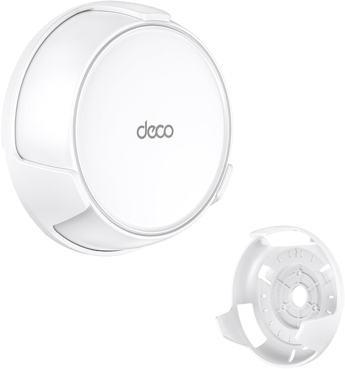 Dailygoods- Wandhouder ruimtebesparend - Kabelmanagement verborgen - Veilig design - Stijlvol - Geschikt voor Deco BE23/BE25/BE3600/BE5000 - Wifi Houder