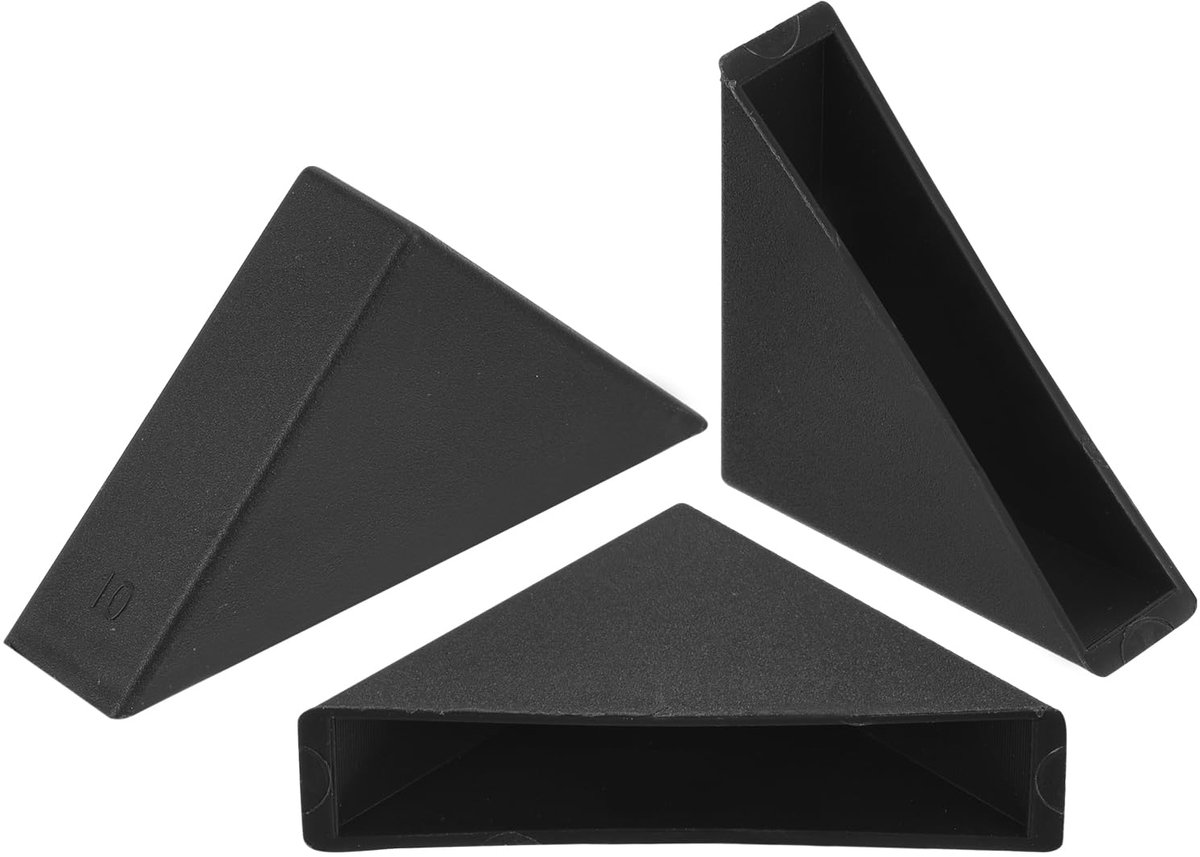 Dailygoods - 20 Stuks Kunststof Hoekbescherming - 10x50 mm voor Glas en Tegels
