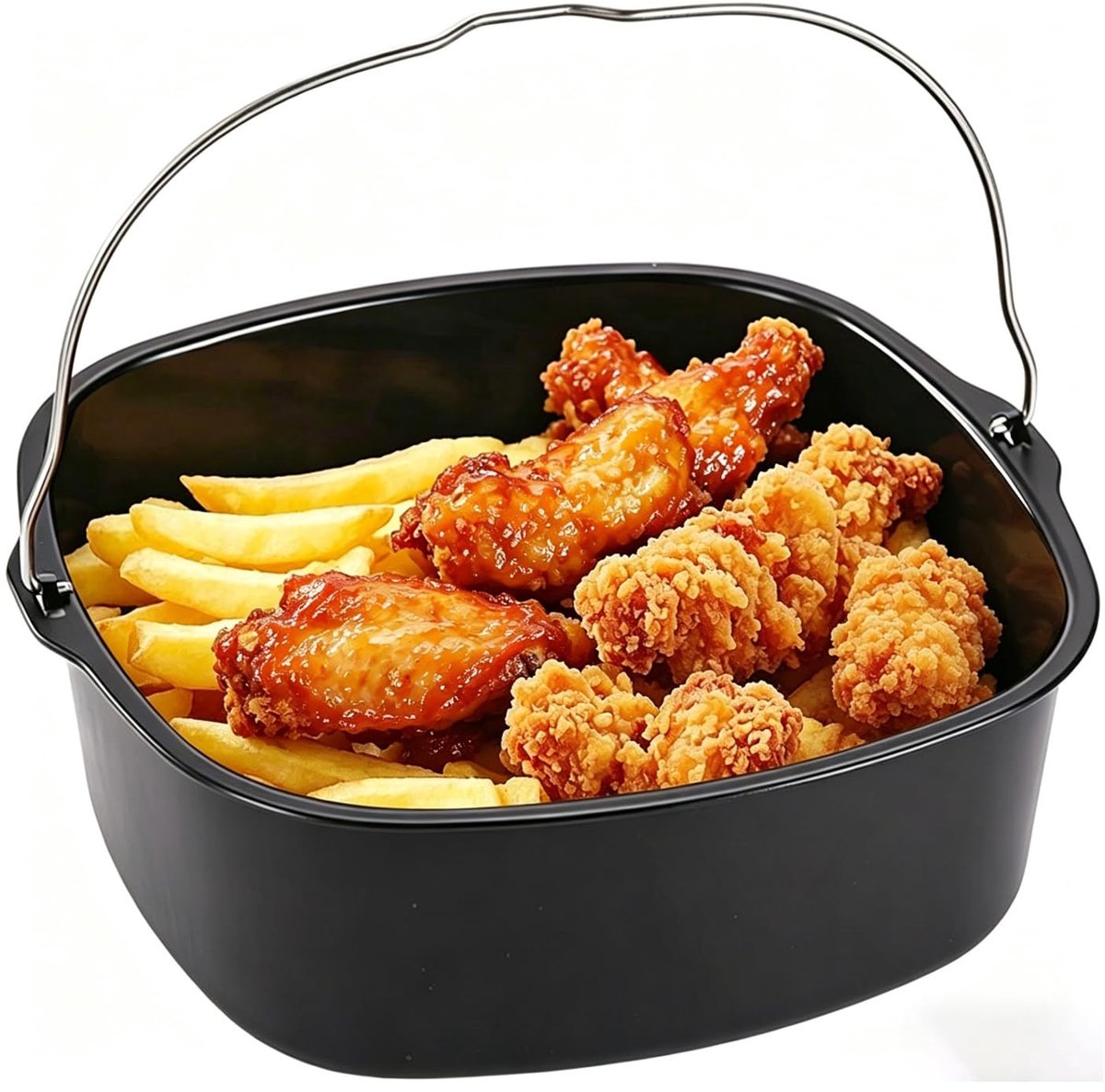 Dailygoods - Hittebestendige Bakvorm voor Heteluchtfriteuse met Antiaanbaklaag