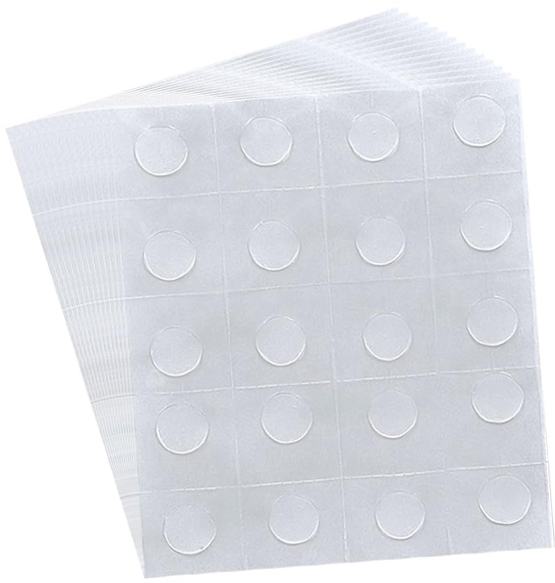 Dailygoods - 800 Stuks Ballon Lijmdots - Transparante Zelfklevende Stickers voor DIY Decoraties