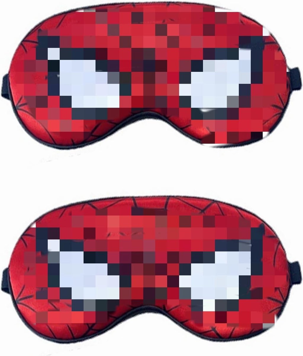 Dailygoods - Kinderen Sleep Masker, 2 Stuks, Cartoon Design, Zacht en Ademend