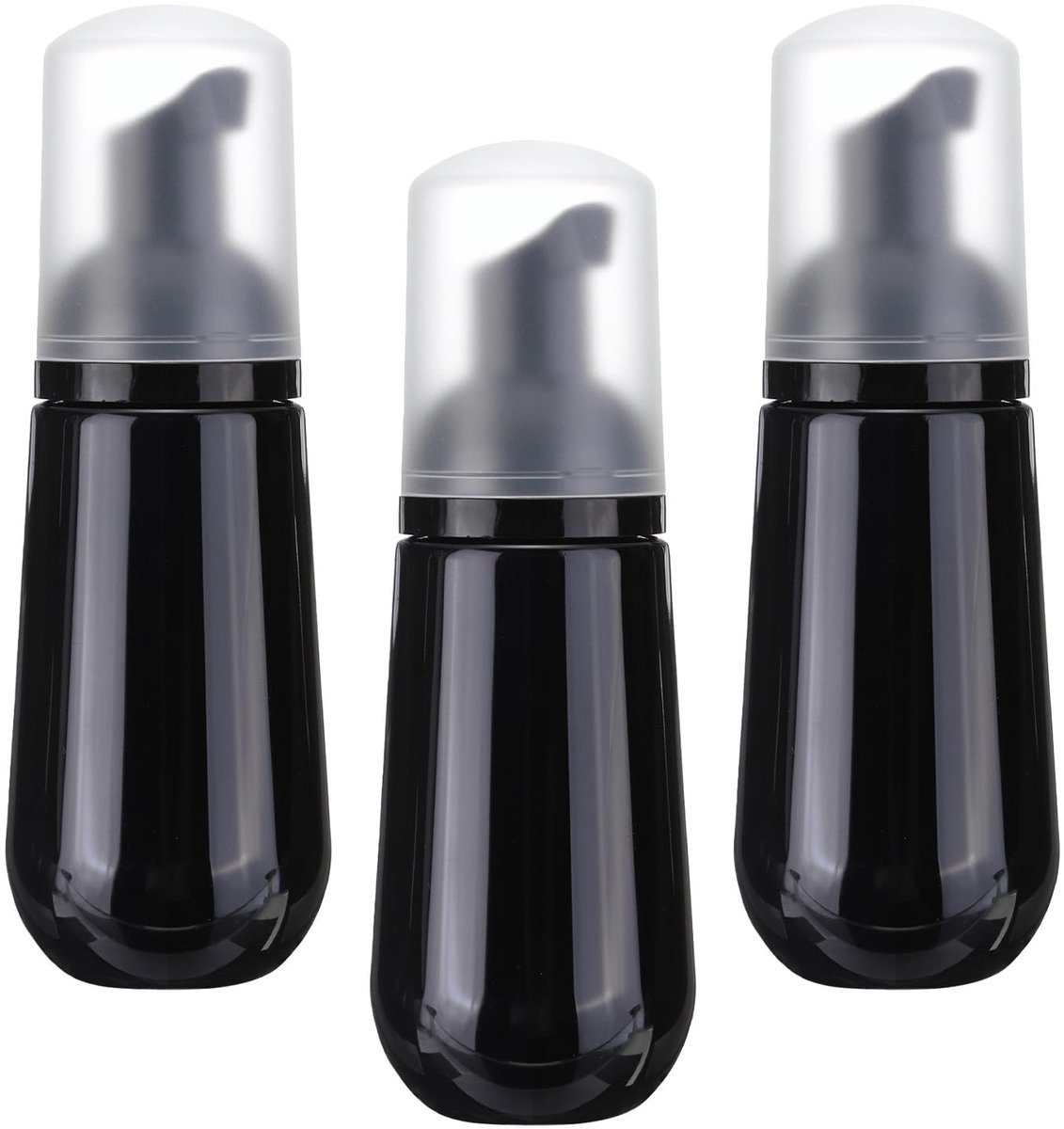 Dailygoods - 3 Stuks Foam Zeepflessen - Mini Dispenser voor Reizen - 60 ml