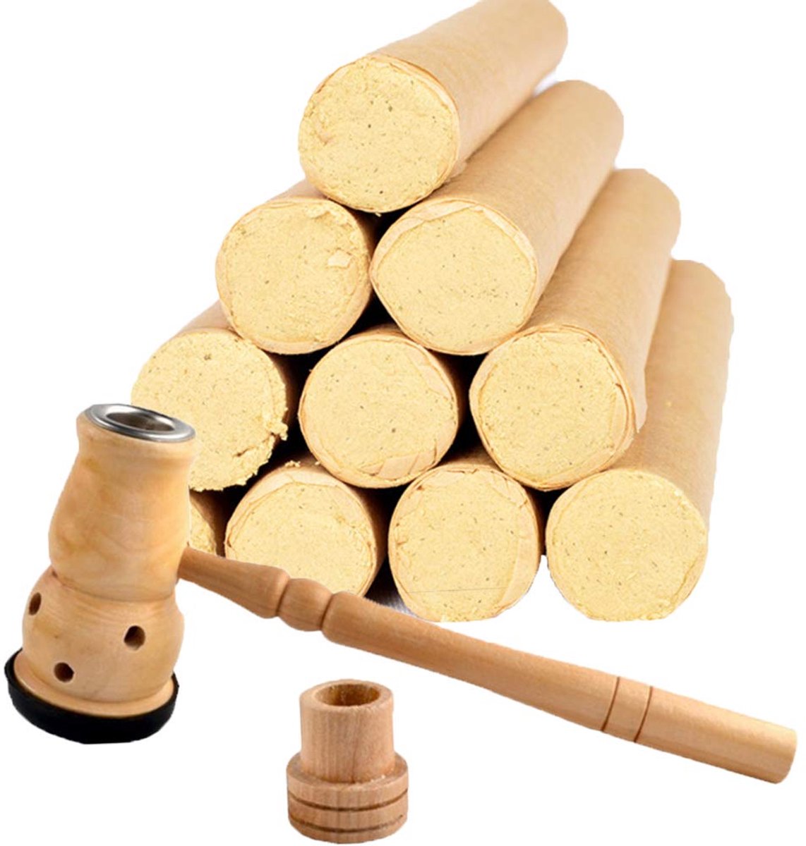 Dailygoods- Moxa Rollen - Chinese Bijvoet - Moxibustie - Pijnverlichting - Milde Moxibustie - 100% Natuurlijk - Moxasticks