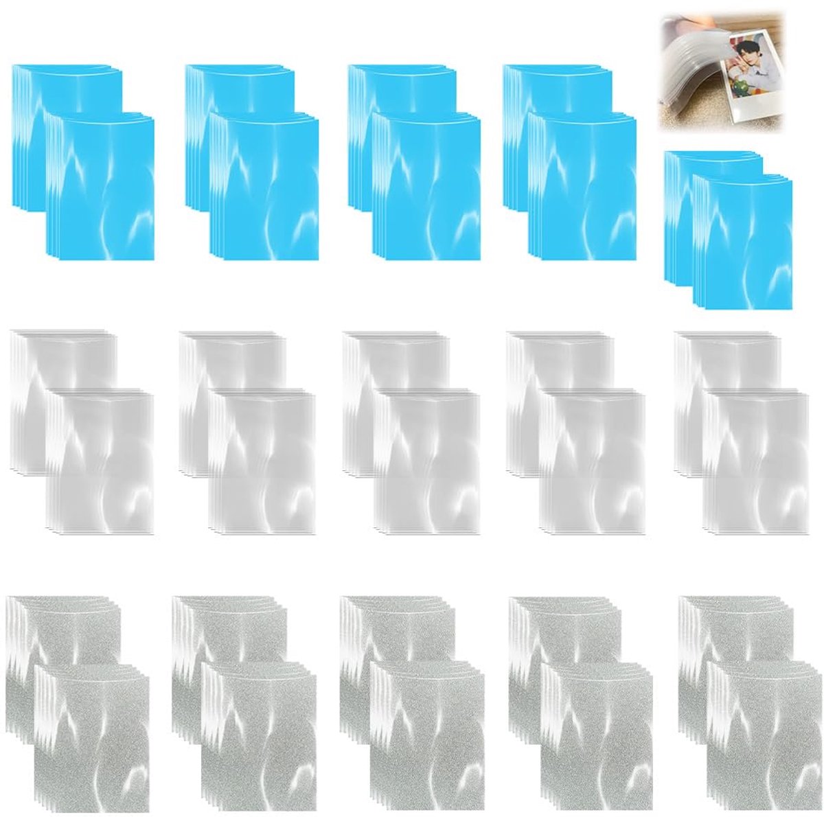 Dailygoods - Toploader Card Protector - 150 Stuks voor Kaarten