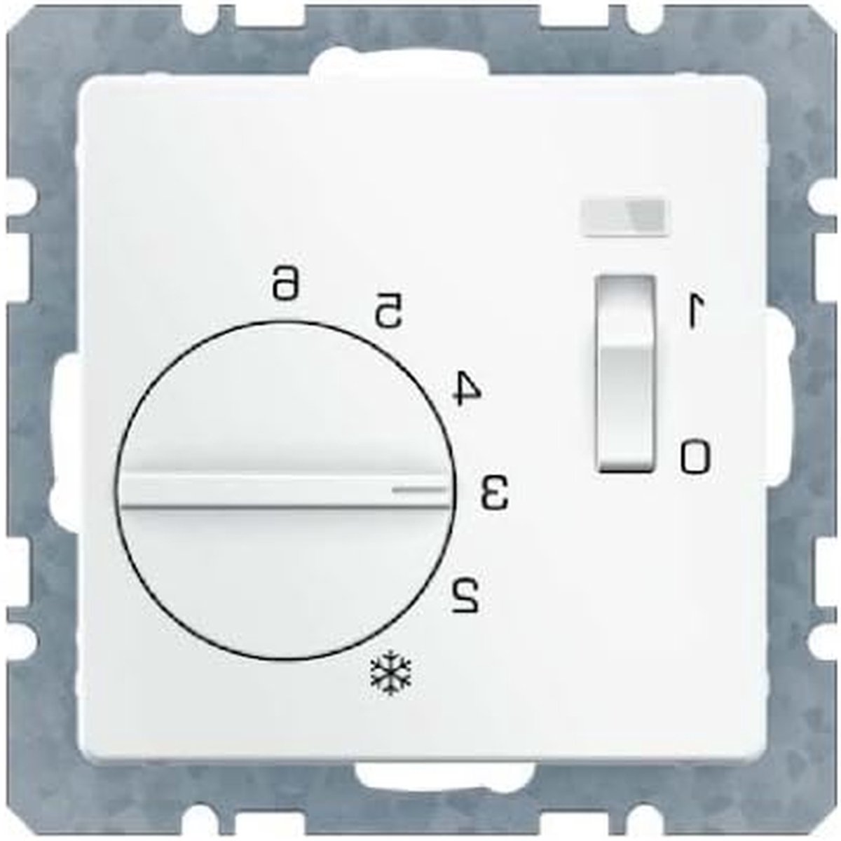 Temperatuurregelaar - Thermostaat Kamerthermostaat - Verwarming Regelen - Met LED Controle - 24 V - Polarwit