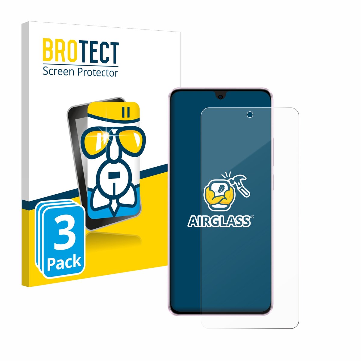 Screenprotector 3 Stuks voor Oppo Reno 11 F Beschermglas transparant