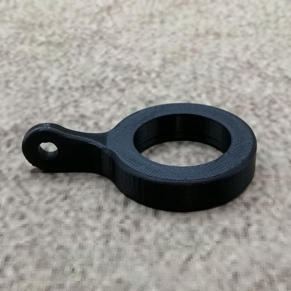 Vervangende Beugel Ring - Houder Ring - Microfoon Stabiliseren - 3D Geprint Onderdeel - 63 cm - Zwart