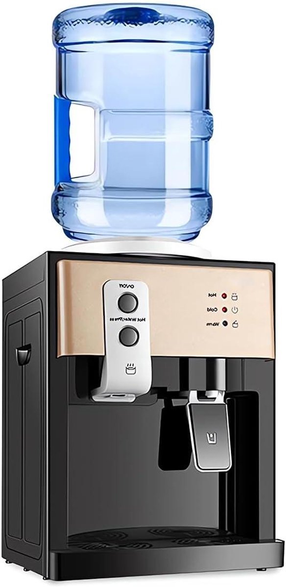 Waterkoeler - Waterdispenser - Hydratatie - Warm en koud water - 189 liter - Champagne-goud