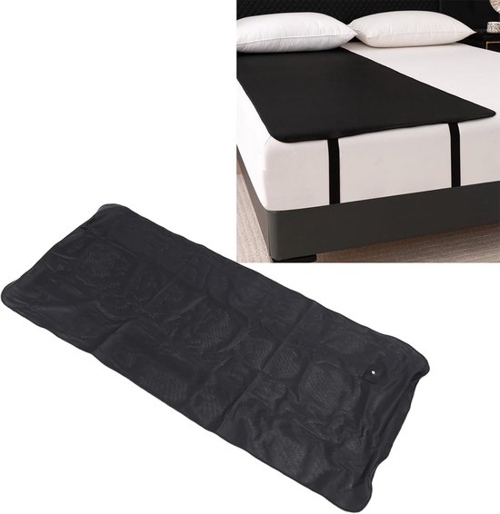 Aardingsmat - Geaarde mat - Antistatisch slapen - Koolstofvezel PU-leer - 68x150 cm - Zwart — afbeelding 5