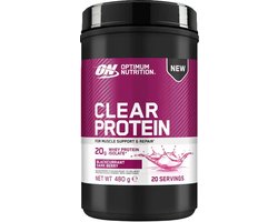DA Optimum Nutrition Clear Whey Protein - Dark Berry Proteine Poeder - Eiwitshake - Eitwit Limonade - 480 gram (20 servings) - 20 stuks