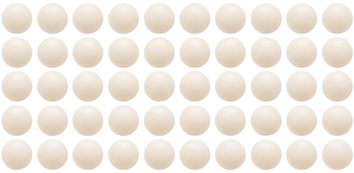 Dailygoods - 50 Stuks Nylon Kogel Lager - Precisie Mini Ballen voor Diverse Toepassingen