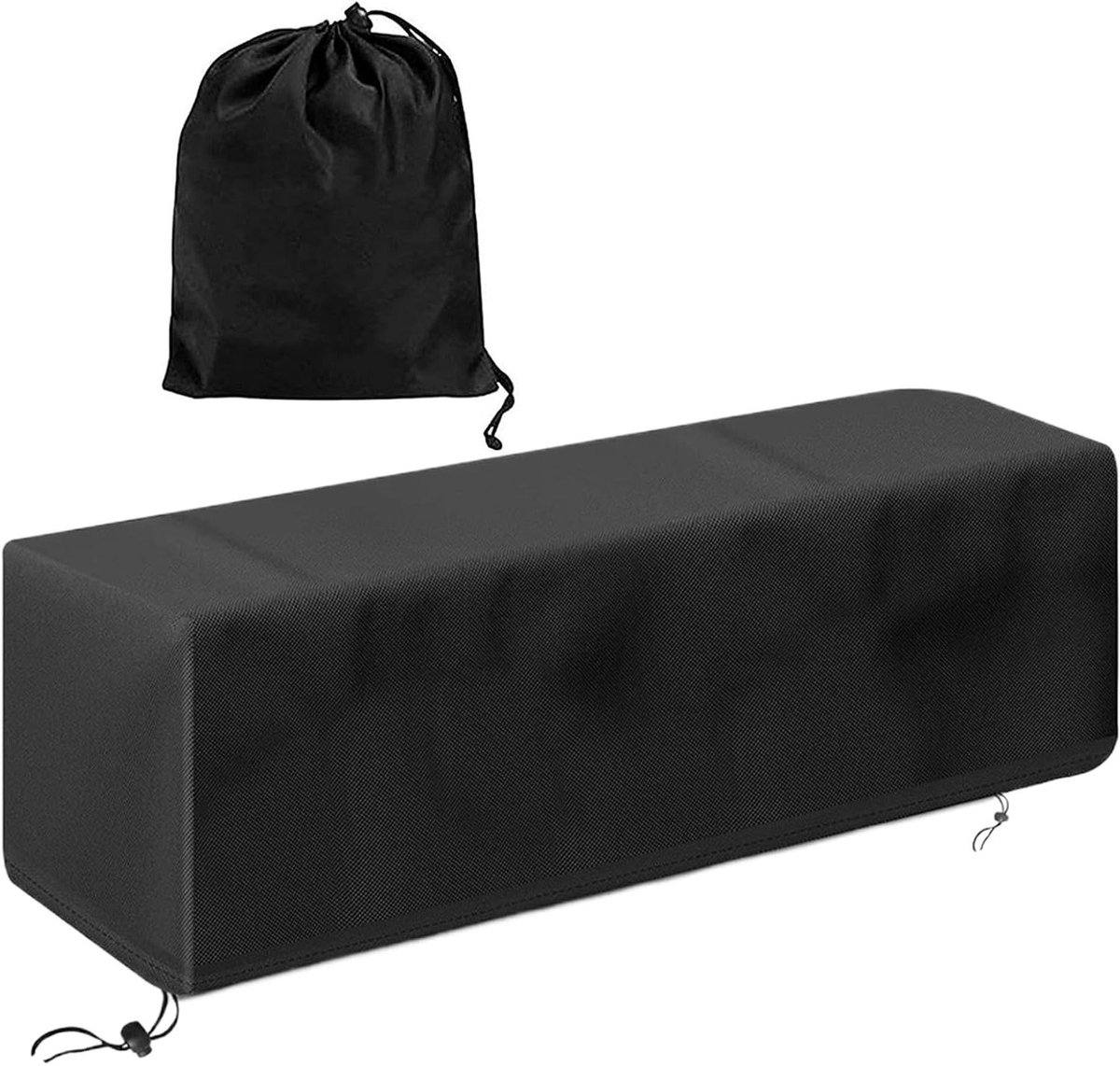 Vuurkorf Hoes - Beschermhoes Outdoor - Tuinmeubelen Beschermen - Waterdicht Oxford Materiaal - 73x22x24 cm - Zwart